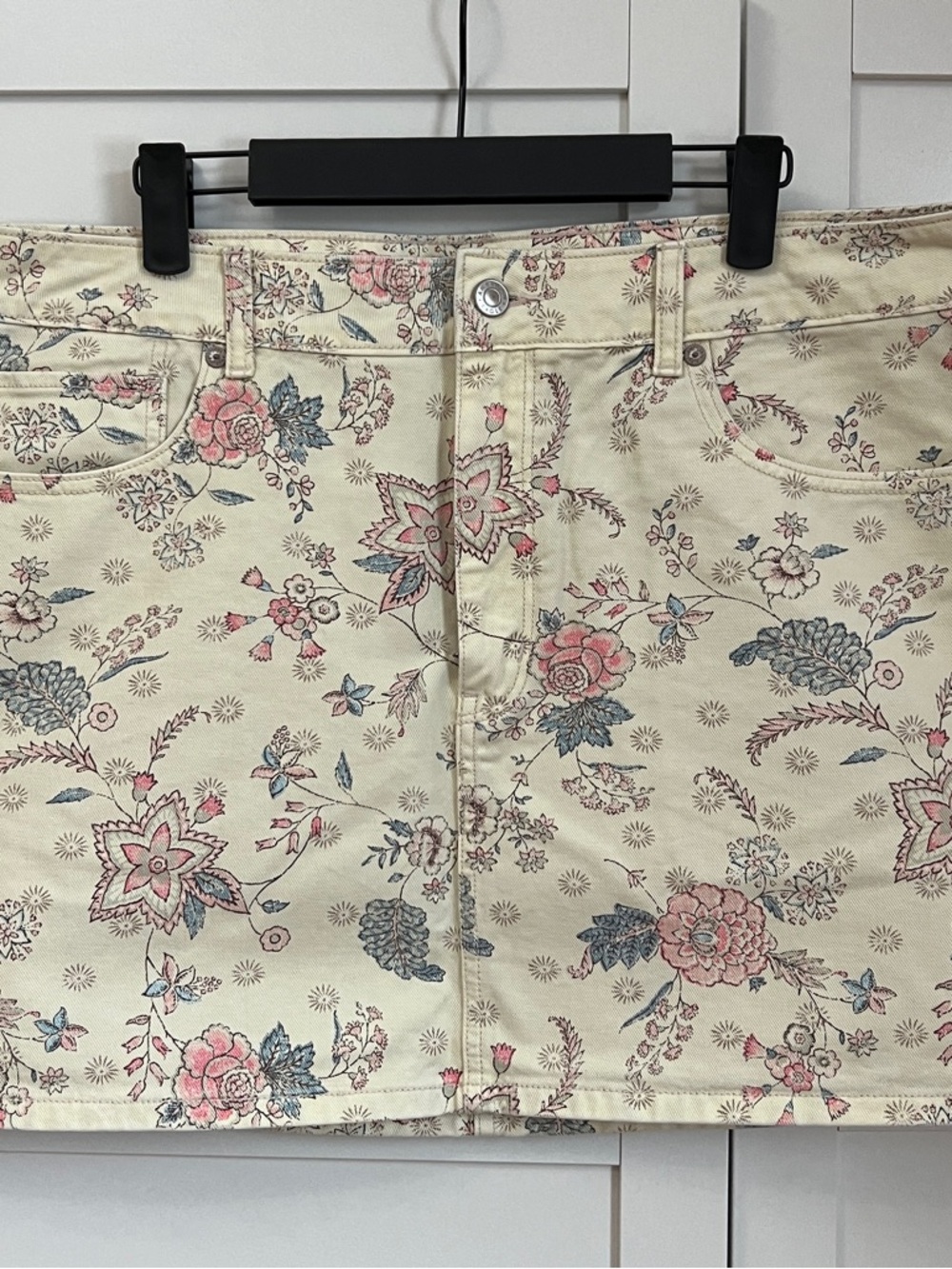 American Eagle denim mini skirt